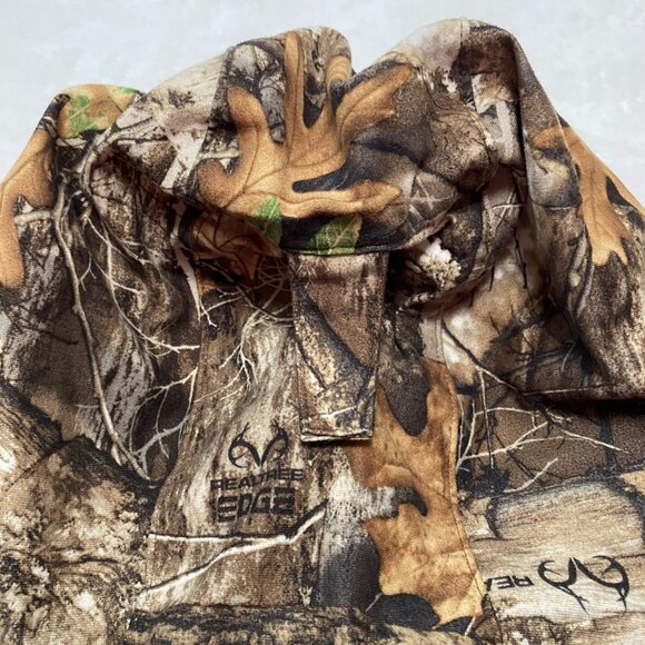 Men's Realtree Edge Camouflage Hooded Hunting Jacket 3xl Scent-Factor - Picture 12 of 12